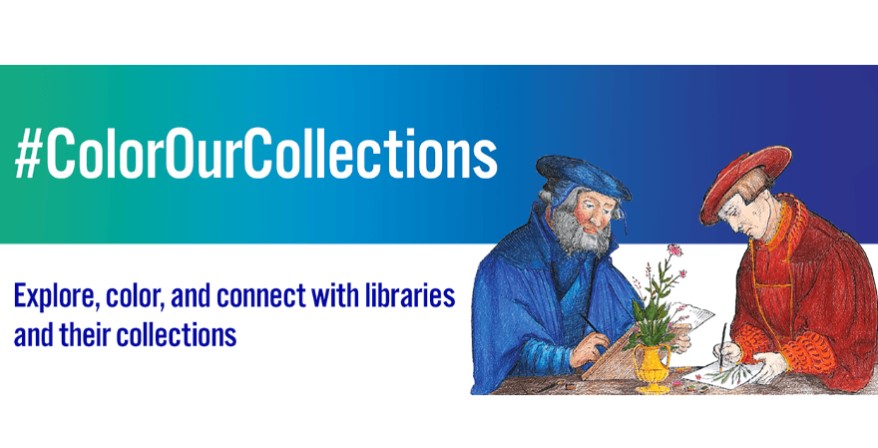Coloring Our Collections Logo.